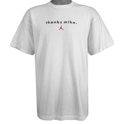Nike - Thanks Mike For Inspiring Us T-Shirt 1990s Large Vintage Retro Basketball