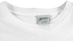 NFL (Zubaz) - Miami Dolphins Spell-Out T-Shirt 1990s X-Large Vintage Retro Football