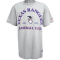 MLB (Nutmeg) - Texas Rangers Spell-Out  T-Shirt 1990s Large Vintage Retro Baseball