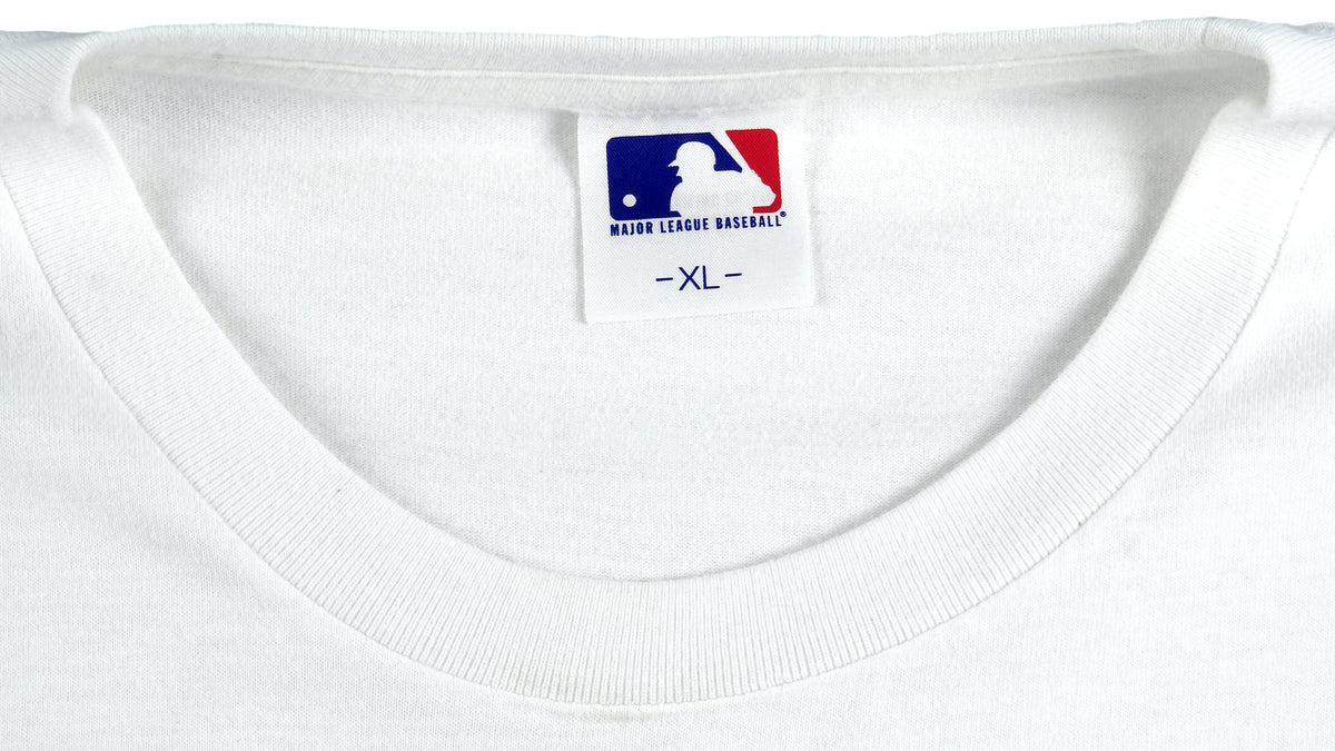 MLB  - Lets Play Ball Team Logo Deadstock T-Shirt 1990s X-Large Vintage Retro Baseball
