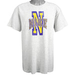 Nike - Big Spell-Out Grey Tag T-Shirt 1990s Large
