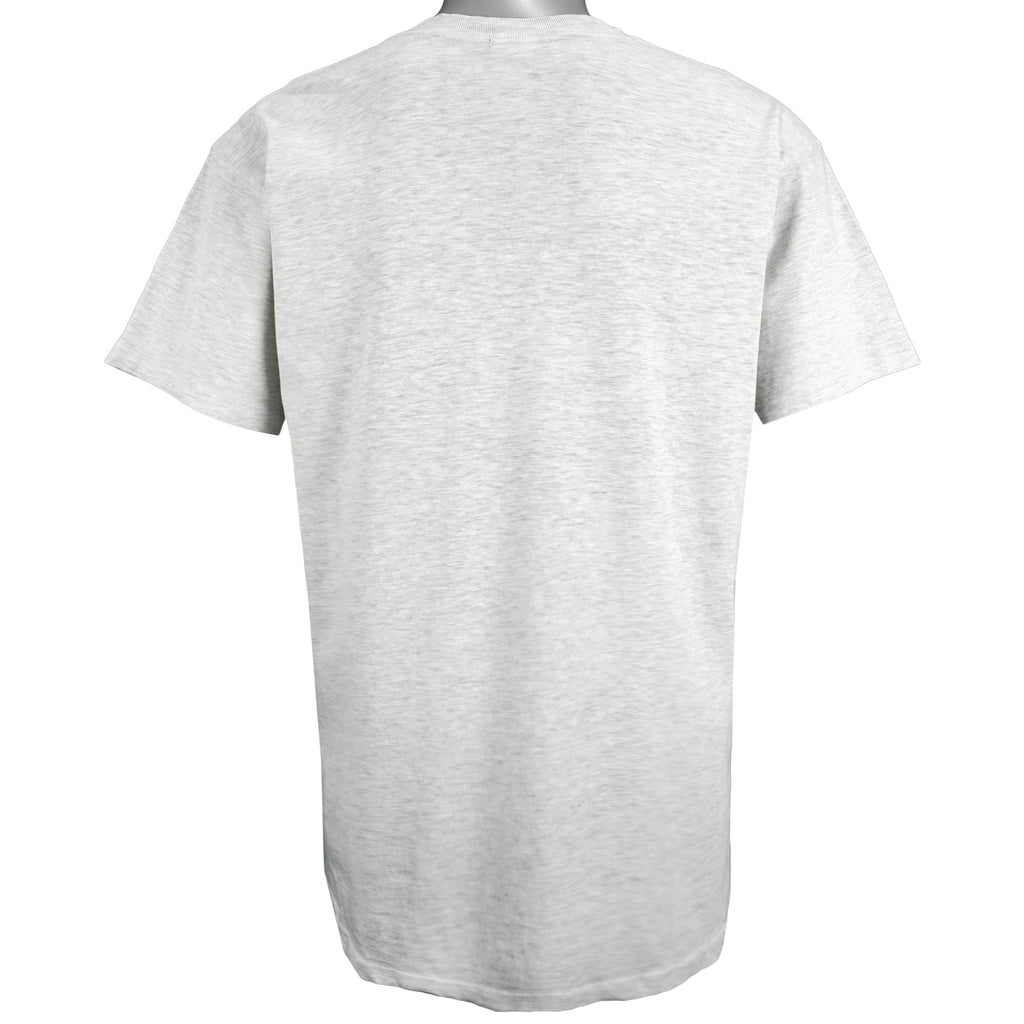 Nike - Big Spell-Out Grey Tag T-Shirt 1990s Large