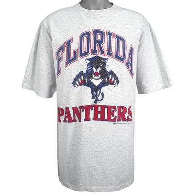 NHL (Bulletin Athletic) - Florida Panthers Big Logo T-Shirt 1993 X-Large