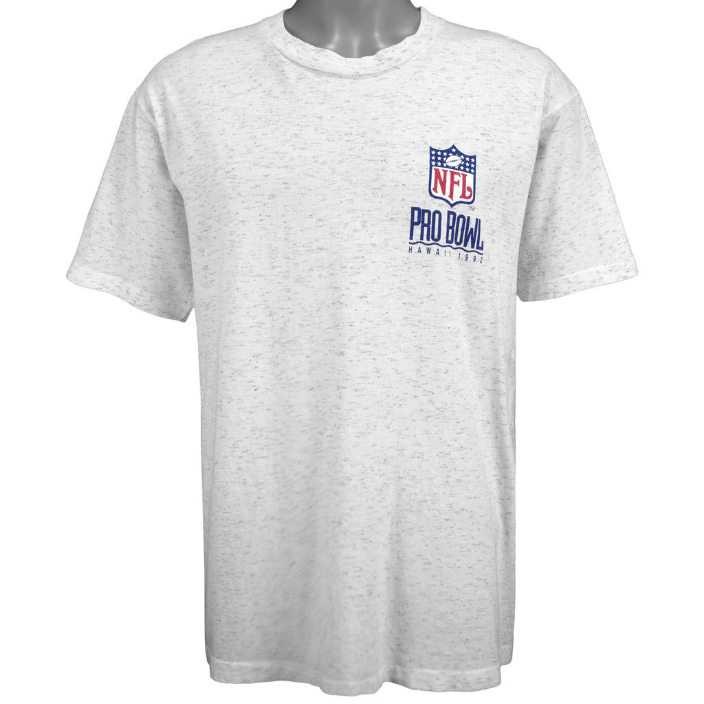 NFL (Volunteer) - Pro Bowl Hawaii, Aloha Stadium T-Shirt 1992 Large Vintage Retro Football