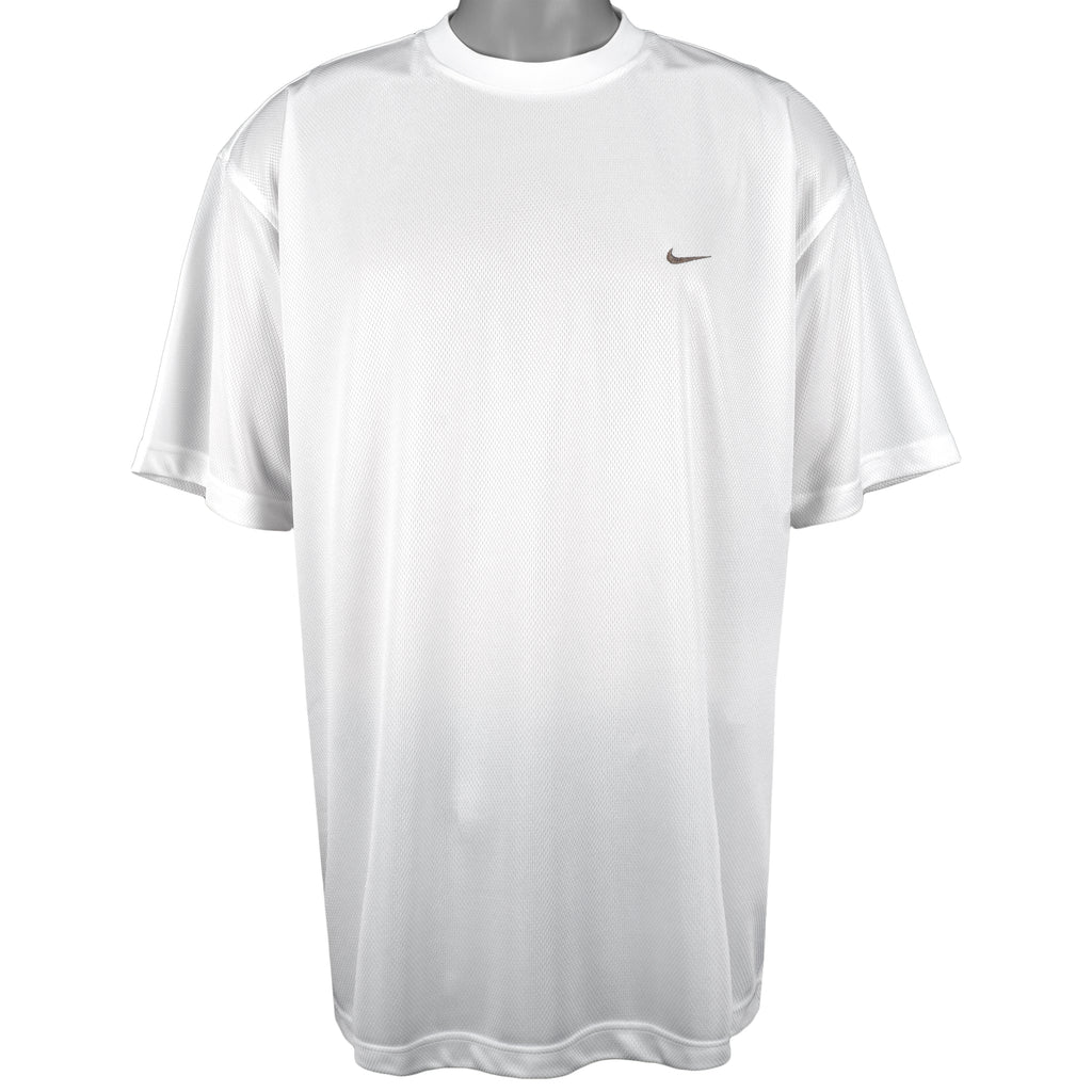 Nike - White Classic T-Shirt 1990s X-Large Vintage Retro