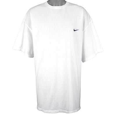 Nike - White Classic Logo T-Shirt 1990s XX-Large
