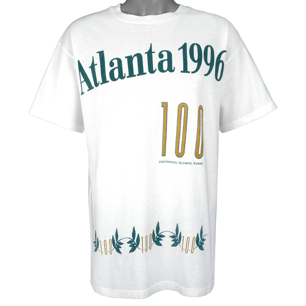 Vintage (Hanes) - Atlanta Olympic 100 Centennial T-Shirt 1996 Large Vintage Retro