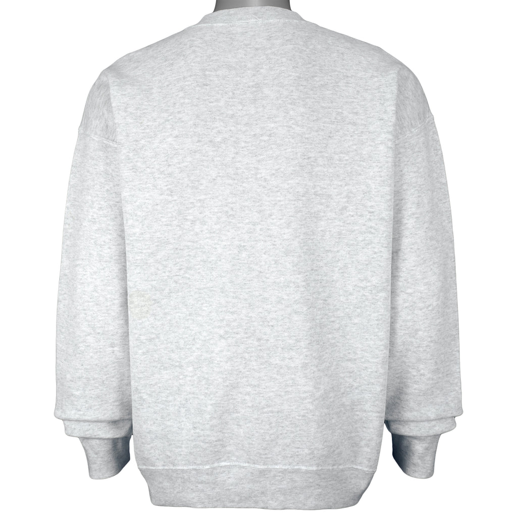 NFL (Grand Sport) - 75th Anniversary Big Logo Crew Neck Sweatshirt 1994 Large Vintage Retro Football