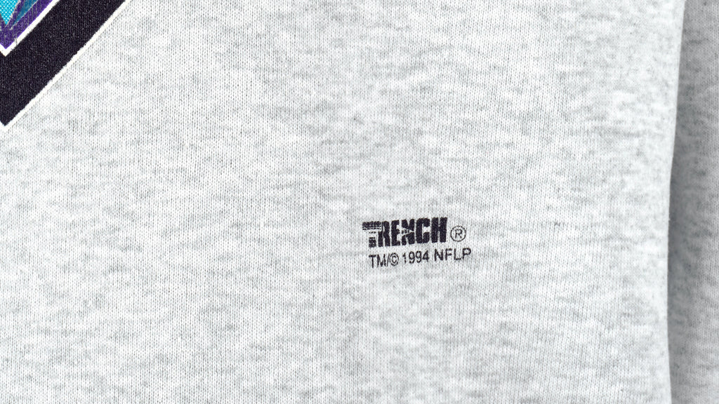 NFL (Grand Sport) - 75th Anniversary Big Logo Crew Neck Sweatshirt 1994 Large Vintage Retro Football