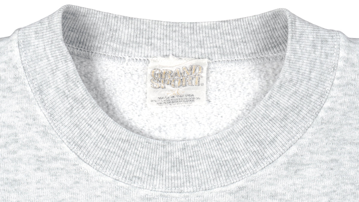 NFL (Grand Sport) - 75th Anniversary Big Logo Crew Neck Sweatshirt 1994 Large Vintage Retro Football