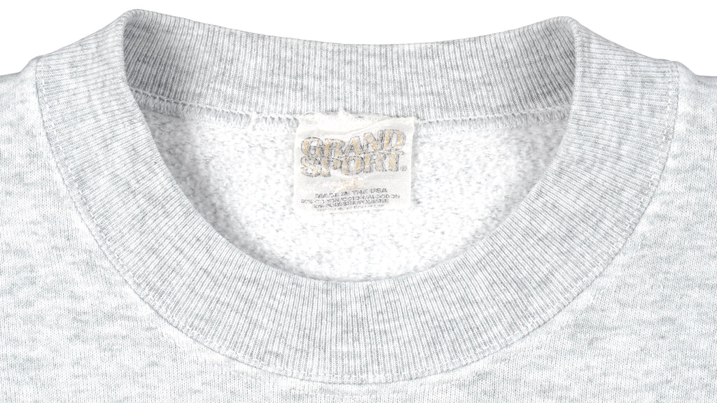 NFL (Grand Sport) - 75th Anniversary Big Logo Crew Neck Sweatshirt 1994 Large Vintage Retro Football
