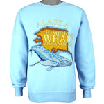 Vintage (Galt Sand) - Alaska, Humpback Whales Crew Neck Sweatshirt 1990s Small Vintage Retro