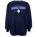 NHL - Toronto Maple Leafs Crew Neck Sweatshirt 1990s X-Large  Vintage Retro Hockey