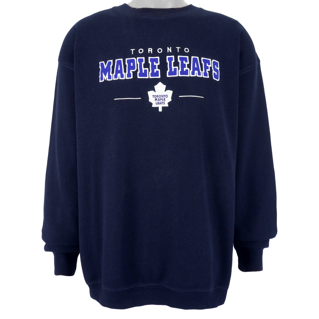 NHL - Toronto Maple Leafs Crew Neck Sweatshirt 1990s X-Large  Vintage Retro Hockey