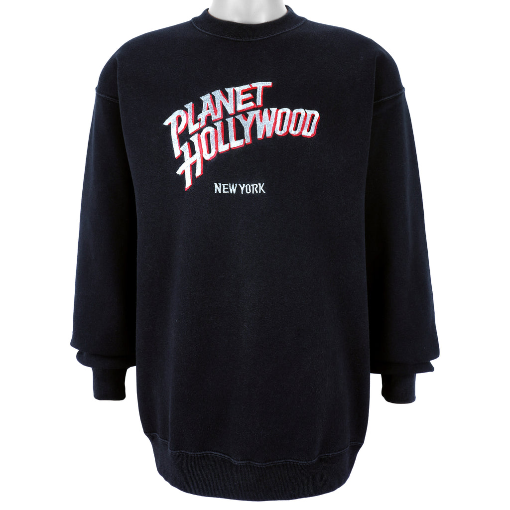 Vintage - Planet Hollywood, New York Crew Neck Sweatshirt 1990s Large Vintage Retro