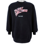 Vintage - Planet Hollywood, New York Crew Neck Sweatshirt 1990s Large Vintage Retro