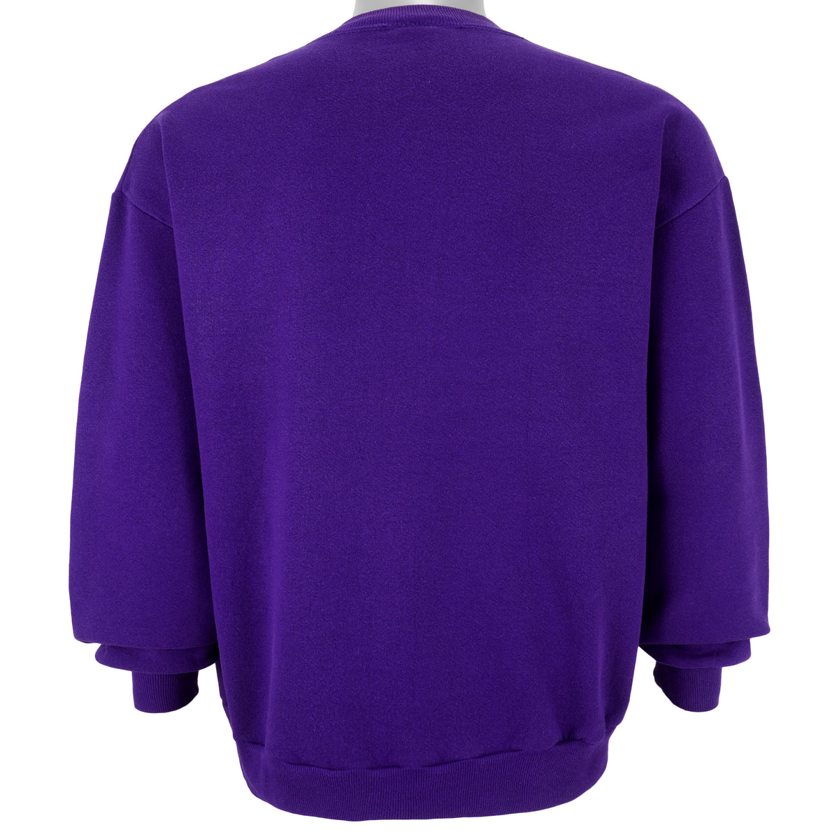 NFL (Fluid) - Minnesota Vikings Big Logo Crew Neck Sweatshirt 1994 Large Vintage Retro Football