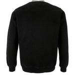 Kenzo - Black Kenzo Paris Embroidered Crew Neck Sweatshirt 1990s X-Large Vintage Retro