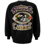 NFL (Tultex) - Baltimore Ravens Crew Neck Sweatshirt 2001 Large Vintage Retro Football
