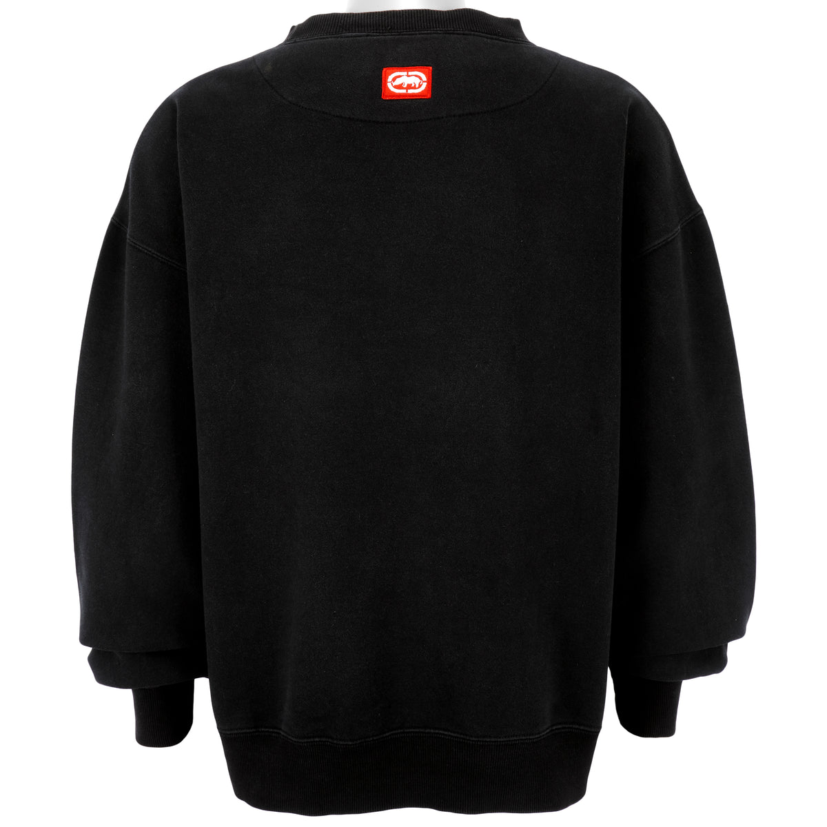 Vintage - Black ECKO UNLTD Crew Neck Sweatshirt 1990s X-Large Vintage Retro 