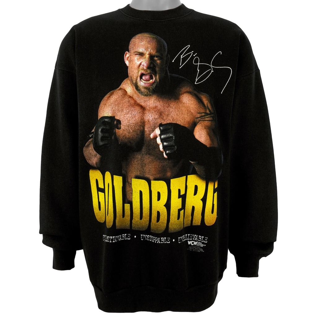 Vintage (Tultex) - Goldberg, WCW Crew Neck Sweatshirt 1990s X-Large vintage Retro