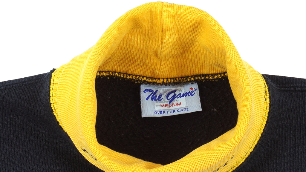 NFL (The Game) - Pittsburgh Steelers Turtle Neck Sweatshirt 1990s Medium Vintage Retro Football