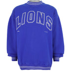 NFL (Nutmeg) - Detroit Lions Crew Neck Sweatshirt 1994 Large Vintage Retro Football