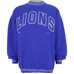 NFL (Nutmeg) - Detroit Lions Crew Neck Sweatshirt 1994 Large Vintage Retro Football