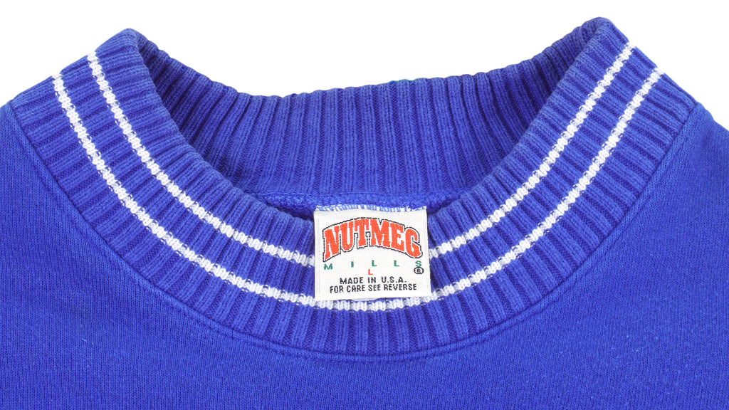 NFL (Nutmeg) - Detroit Lions Crew Neck Sweatshirt 1994 Large Vintage Retro Football