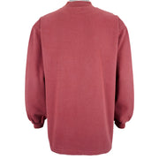 Stussy - Red Spell-Out Crew Neck Sweatshirt Large Vintage Retro