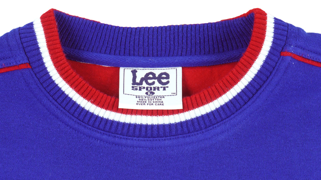 NFL (Lee) - New York Giants Crew Neck Sweatshirt 1990s Large Vintage Retro Football