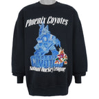 NHL (Chalk Line) - Phoenix Coyotes Spell-Out Crew Neck Sweatshirt 1990s X-Large Vintage Retro Hockey