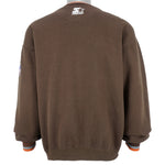 Starter - Cleveland Browns Big Spell-Out Crew Neck Sweatshirt 1990s Large Vintage Retro Football