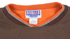 Starter - Cleveland Browns Big Spell-Out Crew Neck Sweatshirt 1990s Large Vintage Retro Football