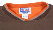 Starter - Cleveland Browns Big Spell-Out Crew Neck Sweatshirt 1990s Large Vintage Retro Football