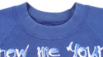Looney Tunes (Jerzees) - Tasmanian Devils Spell-Out Sweatshirt 1995 Large Vintage Retro