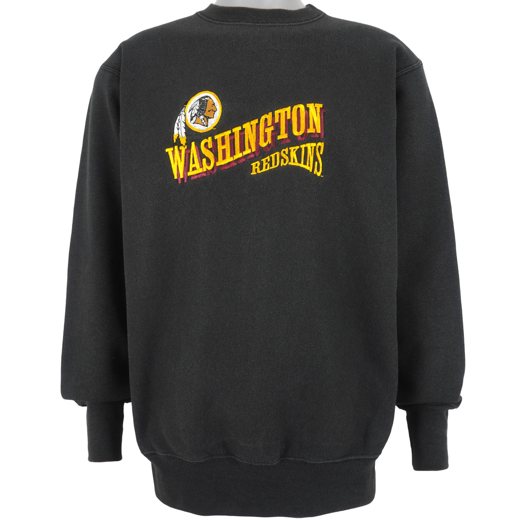 NFL (CS) - Washington Redskins Embroidered Crew Neck Sweatshirt 1990s X-Large Vintage Retro Football