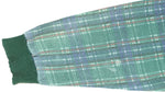 Guess - Green Plaid 1/4 Button Sweatshirt 1990s Large Vintage Retro