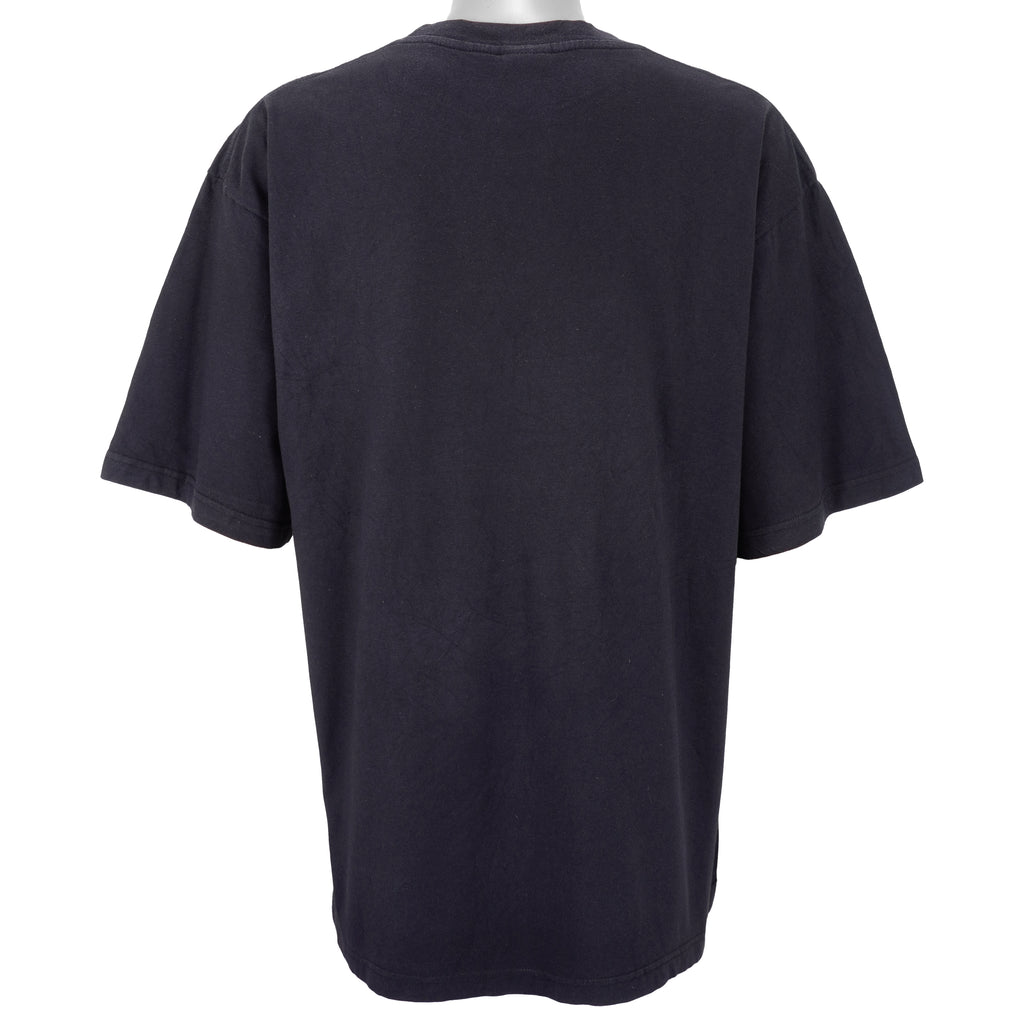 Nike - Black Hoop Heroes T-Shirt 1990s X-Large Vintage Retro
