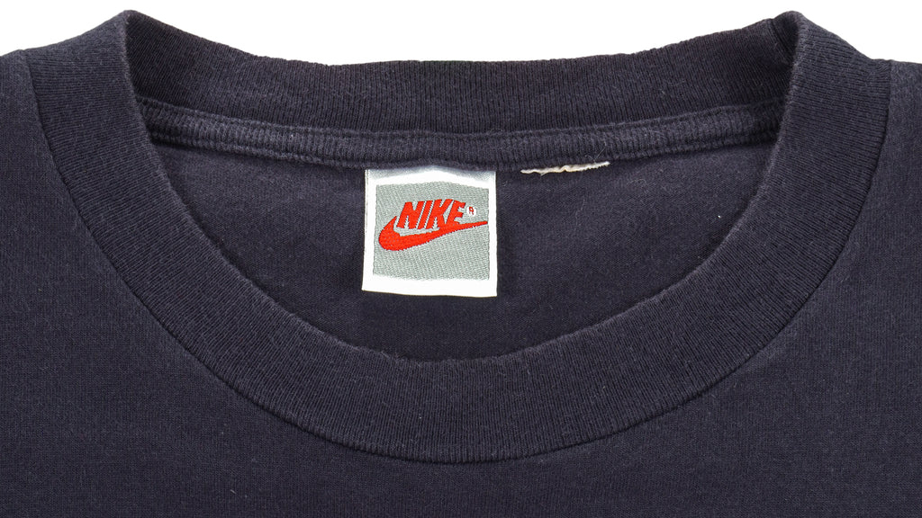 Nike - Black Hoop Heroes T-Shirt 1990s X-Large Vintage Retro