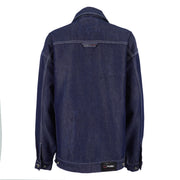 FUBU - Blue Jean Zip-Up Jacket 1990s XX-Large Vintage Retro