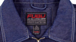 FUBU - Blue Jean Zip-Up Jacket 1990s XX-Large Vintage Retro