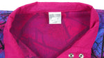 Nike - Pink Patterned 1/2 Button-Up Pullover Jacket 1990s Large Vintage Retro