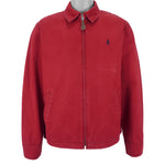 Ralph Lauren (Polo) - Red Harrington Jacket Large Vintage Retro