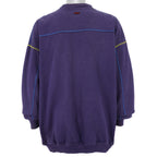 FUBU - Blue Big Spell-Out Crew Neck Sweatshirt 1990s XX-Large Vintage Retro