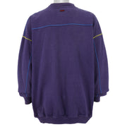 FUBU - Blue Big Spell-Out Crew Neck Sweatshirt 1990s XX-Large Vintage Retro