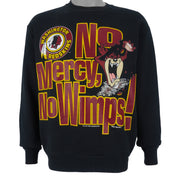 NFL - Washington Redskins and Tasmanian Devils Crew Neck Sweatshirt 1993 Large Vintage Retro Football