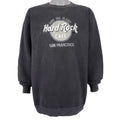 Vintage (Hard Rock) - San Francisco Embroidered Crew Neck Sweatshirt 1990s Large Vintage Retro