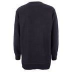 Ralph Lauren - Black Spell-Out Crew Neck Sweatshirt 1990s Large Vintage Retro