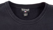 Ralph Lauren - Black Spell-Out Crew Neck Sweatshirt 1990s Large Vintage Retro